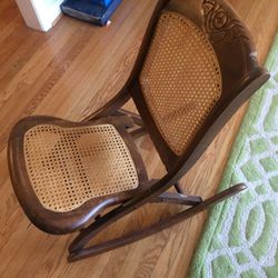 Antique children’s rocking chair