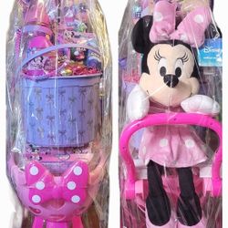 Minnie Mouse Easter Basket with Cart