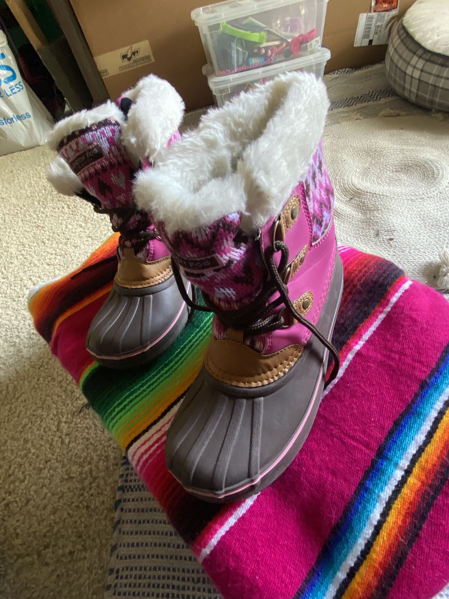 London Fog Kids Snow Boots