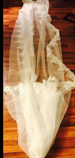 10 Ft Lace Veil 2 Tier