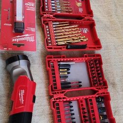 Milwaukee Lights Drill Bits $75 For All 