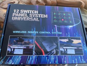 12 Switch Panel System Universal Wireless Remote Control System
