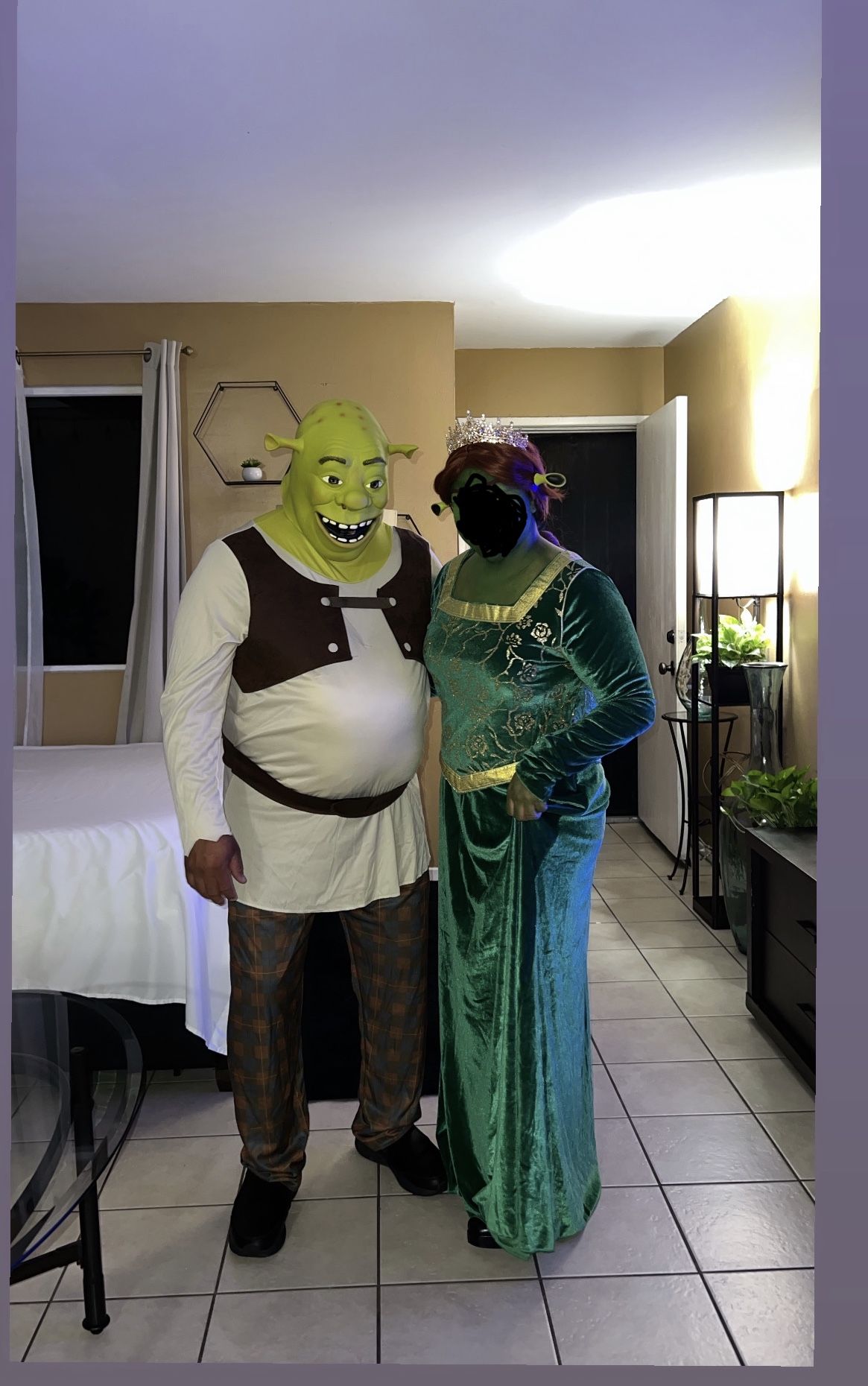 Sherk Y Fiona Disfraz