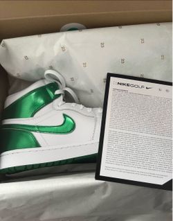 Nike Golf High-Top Sneakers White Green