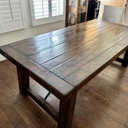 Pottery Barn Benchwright Dining Table 
