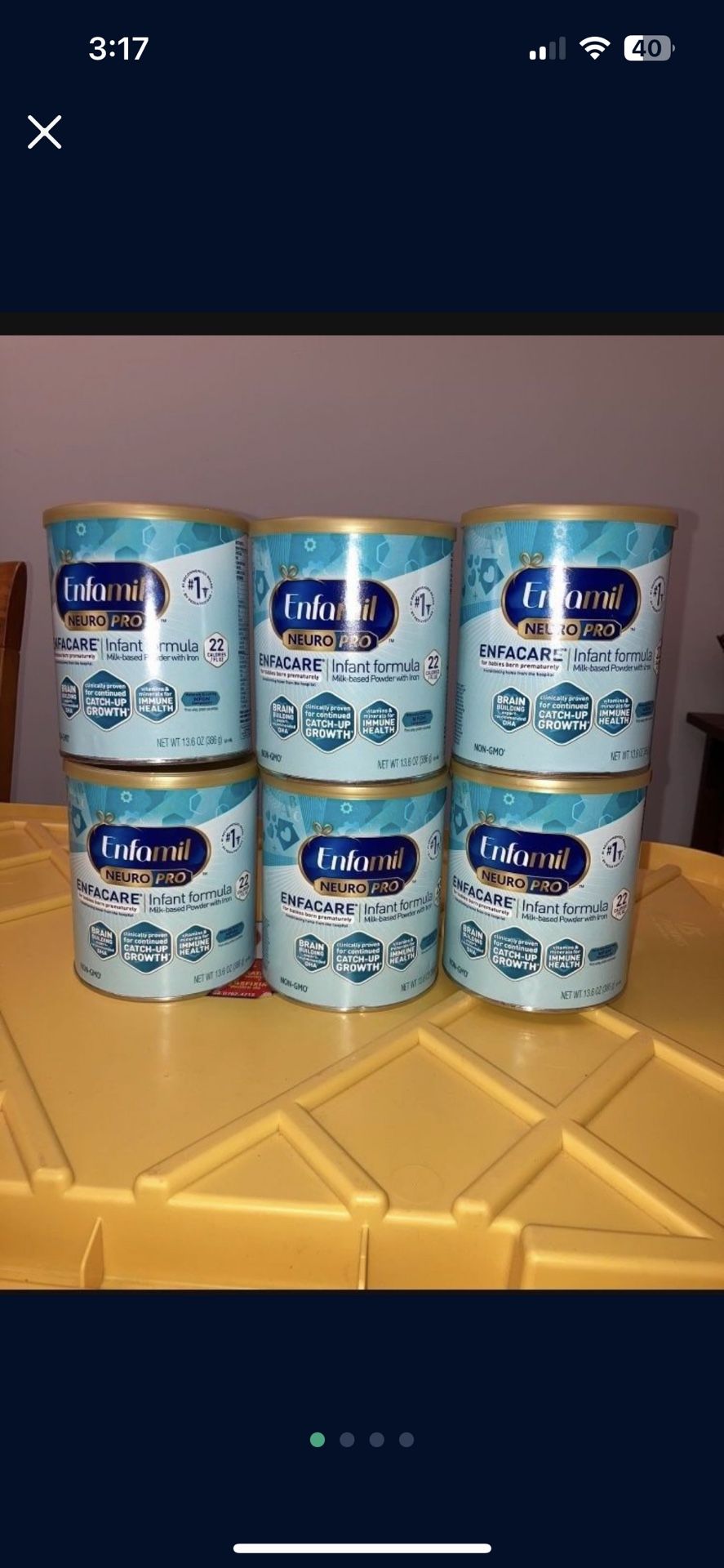 Baby Formula 13.6 Oz