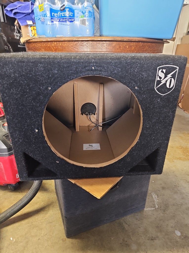 Sound Ordnance Bass Bunker Single 12" Ported Subwoofer Box for Sale in