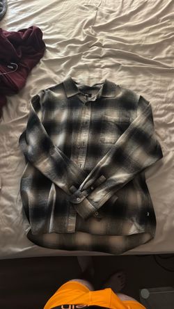 stussy plaid long sleeve shirt