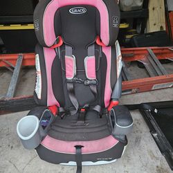 Booster Car Seat Pink