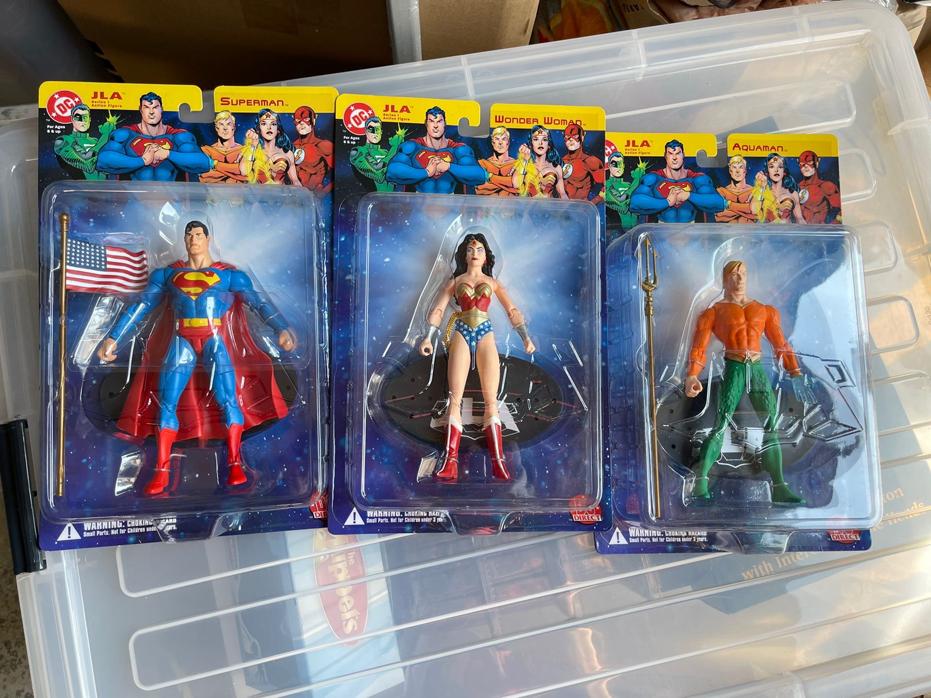 DC JLA Series 1 Figures Complete Set