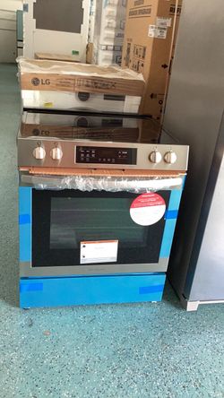 Stove electric slide in convection oven Frigidaire SS