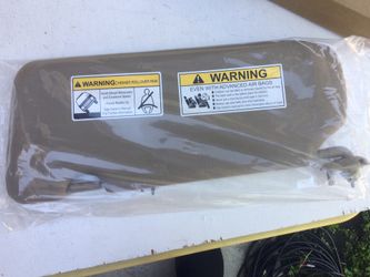 For 2017-2022 Honda CR-V CRV RIGHT  Passenger Side Beige Sun Visor with NO LIGHT 