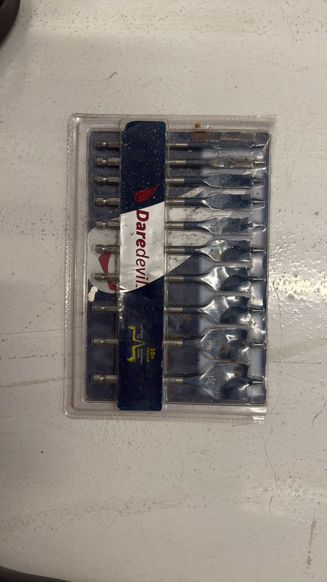 Bosch Daredevil 10 Pc Paddle Drill Bit Set MSRP $45