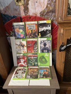 - [ ] 12    Microsoft Xbox 360 Disc Video Games With Cases