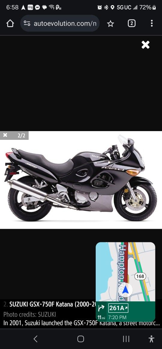 1998 Suzuki Katana 750