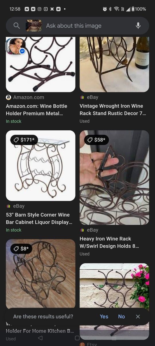 Wine Rack w/Glass Top