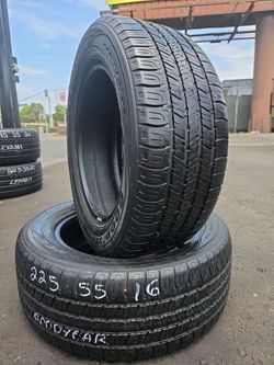 (2) P225/55R16 GOODYEAR $120 CASH PRICE