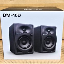 🚨 No Credit Needed 🚨 Pioneer Powered Deskop Studio DJ Monitor Set 4" Active Speakers DM 40D 🚨 Payment Options Available 🚨 