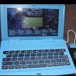 Batman kids learning Toy laptop with a mouse DARK KNIGHT RISES OREGON SCIENTIFIC 