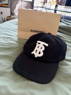 Burberry monogram motif cotton jersey baseball cap