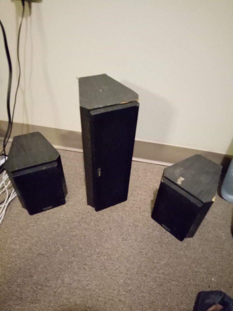 Onkyo 3 Way Speakers 