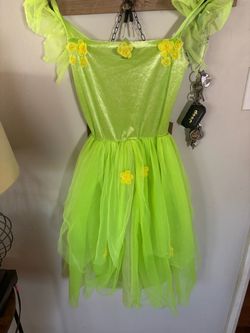 Green Fairy /tinkerbell Halloween Costume Dress