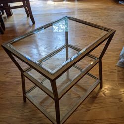 Glass Accent Table