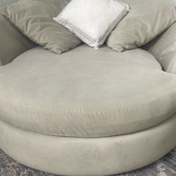 Round Oversized Couch 
