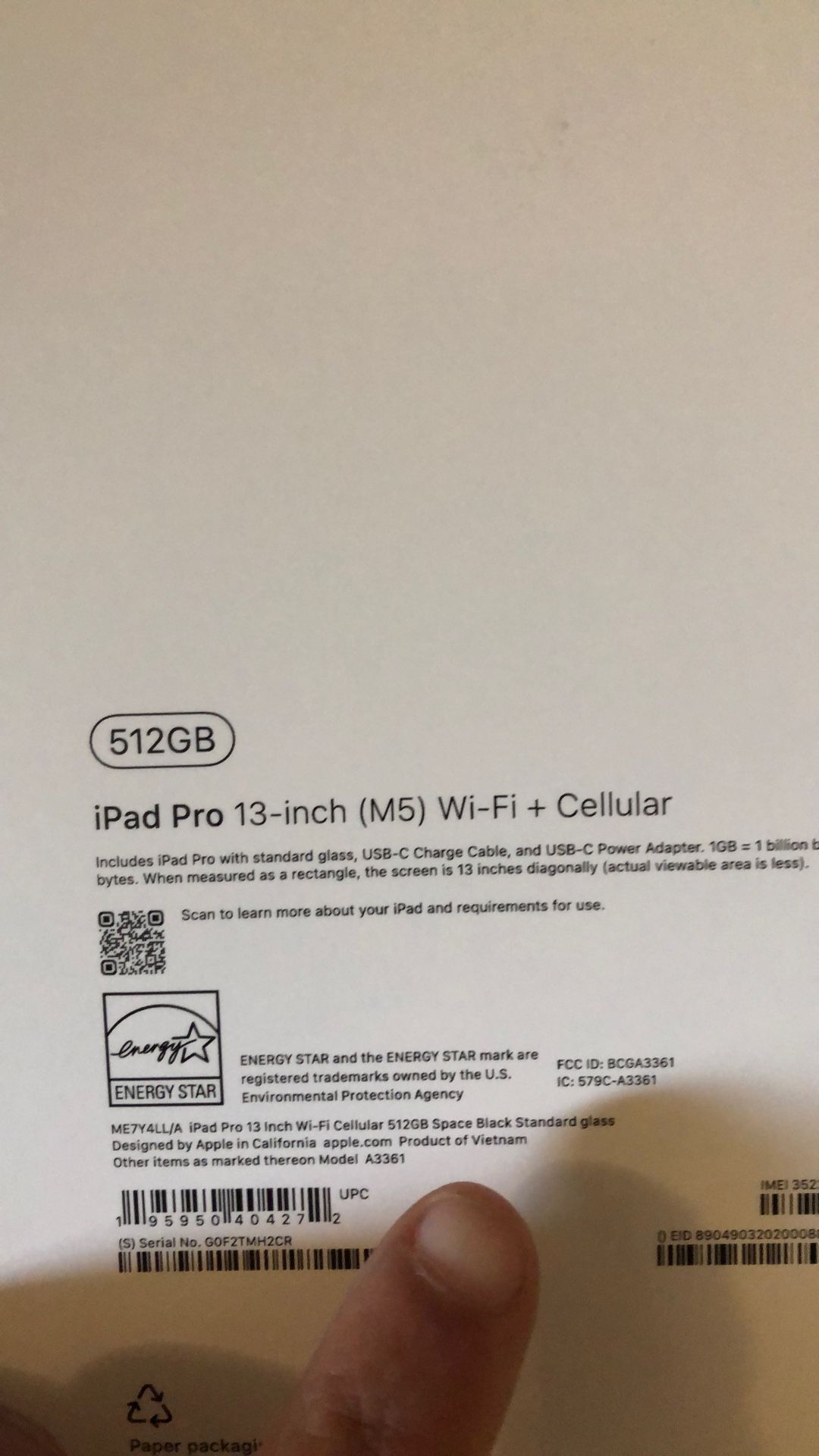 iPad Pro 13 Inch M5