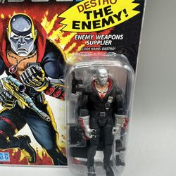 GI Joe 25th Anniversary Enemy Weapons Supplier Code Name: Destro 2007 Foil New