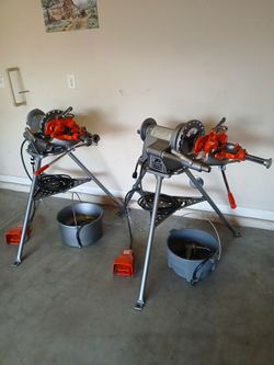 Ridgid 300 pipe threader machine 1/2" to 2" threading