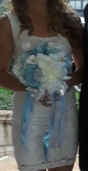 Beautiful Sequined Wedding Dress Size 2-6