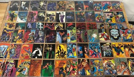 1994 Batman Saga of the Dark Knight Base 100 full card set complete with checklist cards

Full set 1-100