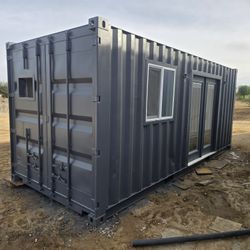 Container Converted Room With Bathroom