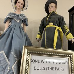Gone With The Wind Vintage Porcelain Dolls