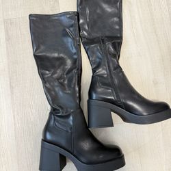Black Platform Boots