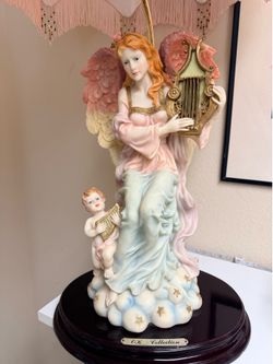 Vintage OK Collection Angel & Cherub Table Lamp – Beautiful Condition