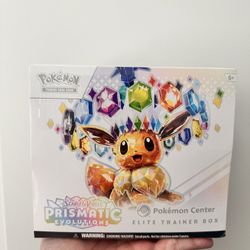 Prismatic Evolutions Pokemon Center Elite Trainer Box