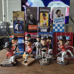 Marlins Bobblehead Bundle - 9 Players - Excellent Condition * MLB FIGURES LEGEND