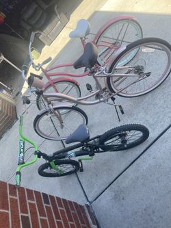3 Bikes For Sale