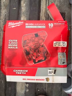 Milwaukee big hawg carbide by teeth