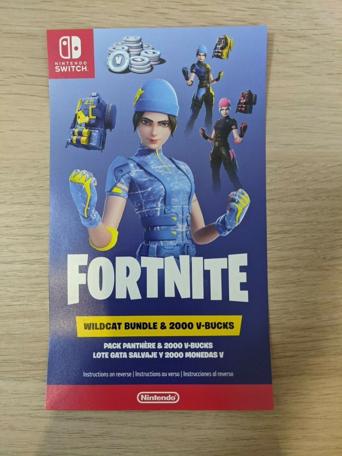 Wildcat Skin Code + 2000 vbucks for Sale in Las Vegas, NV OfferUp