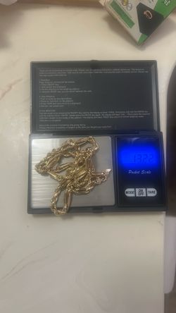 10kt milano rope chain