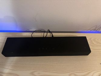 Black Soundbar with remote