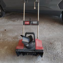 Toro snowblower Electric