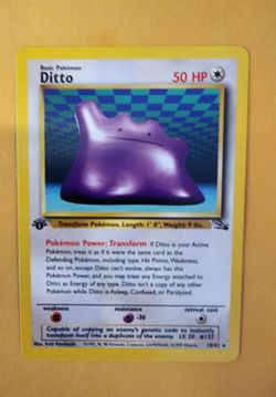 1st edition Ditto non holo