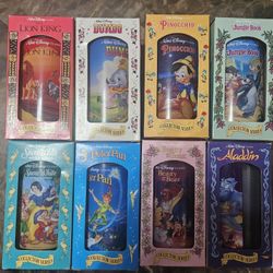 1994 Walt Disney Collector series glasses Coca Cola Burger King Comp.set W/boxes