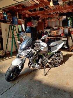 2017 Kawasaki Z650 ABS White ~16k miles with title. Not running. Sold as is