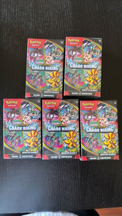 Chaos rising Booster bundles 5x