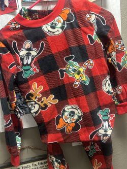 Mickey Mouse Christmas pajamas, size 8